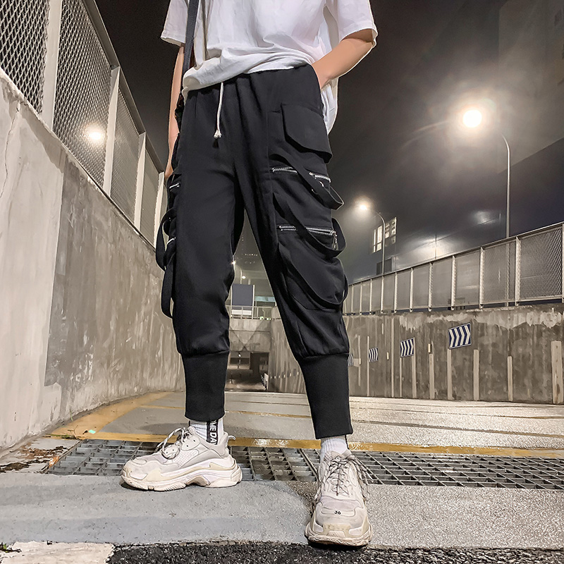 Quần Túi Hộp Nữ Phối 2 Khóa Chéo Kết Hợp Dây Hai Bên Gối Chất Thun Siêu Co Giãn Thời Trang 4HER JOGGER NAM 9000030V1