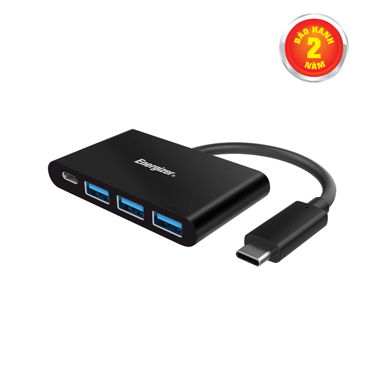 Bộ chuyển usb-c3.1 hub energizer 3usb-a/1usb-c - hc304ac
