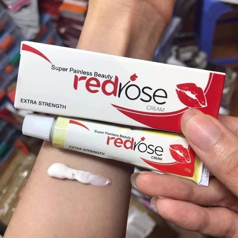 Tuýp hỗ trợ phun xăm red rose hình môi siêu chất