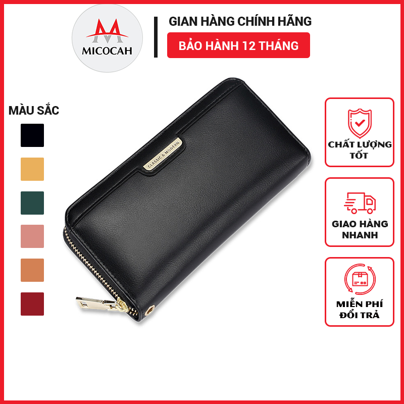 Ví nữ dài cầm tay thời trang TAILIAN bóp nữ thời trang đựng tiền điện thoại nhiều ngăn cute dễ thương da cao cấp cực đẹp giá rẻ TL25 - Micocah Mall