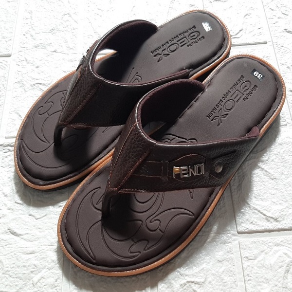 Dép xỏ ngón nam cao cấp, da bò thật 100% - shop kinson