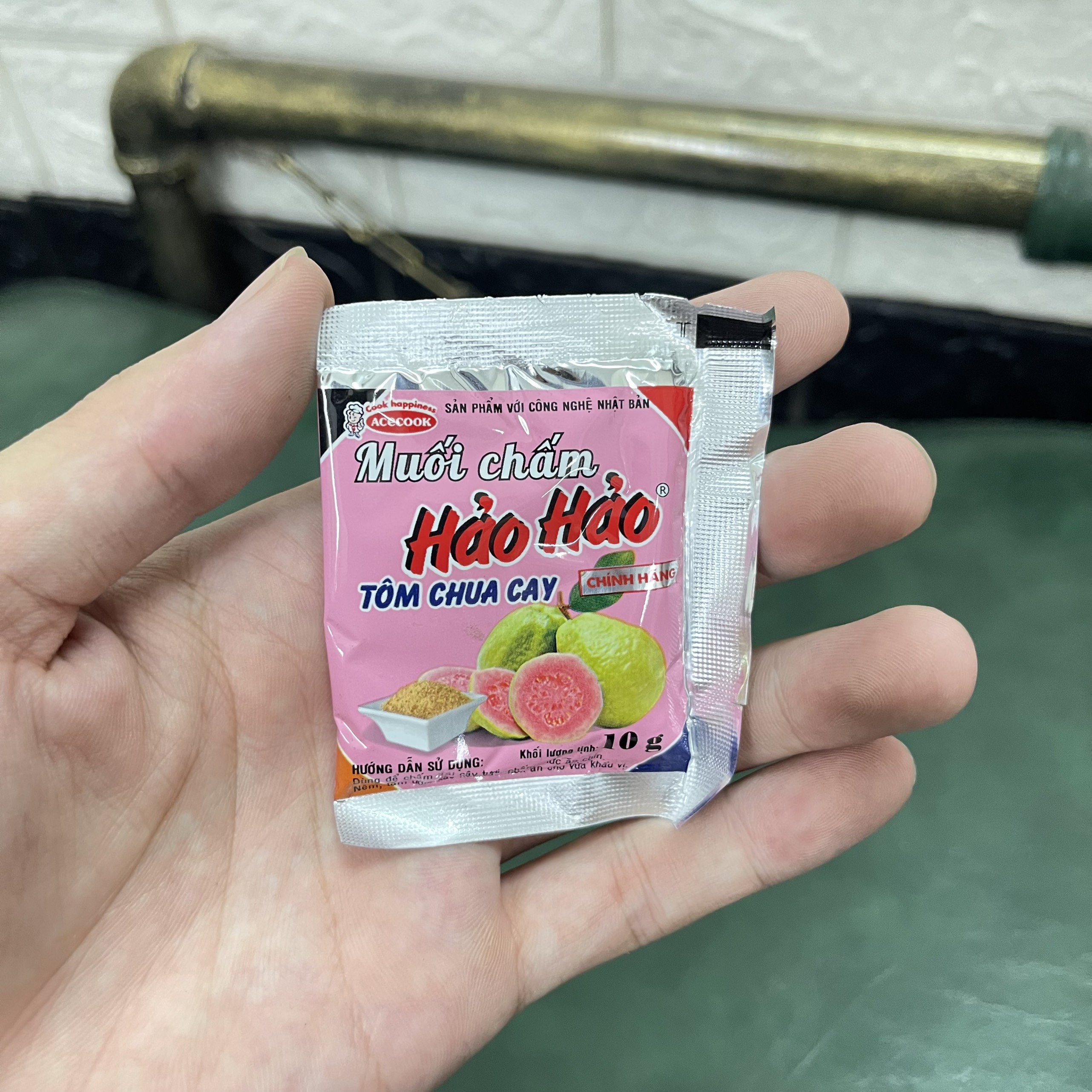 Muối chấm hảo hảo tôm chua cay gói 10g