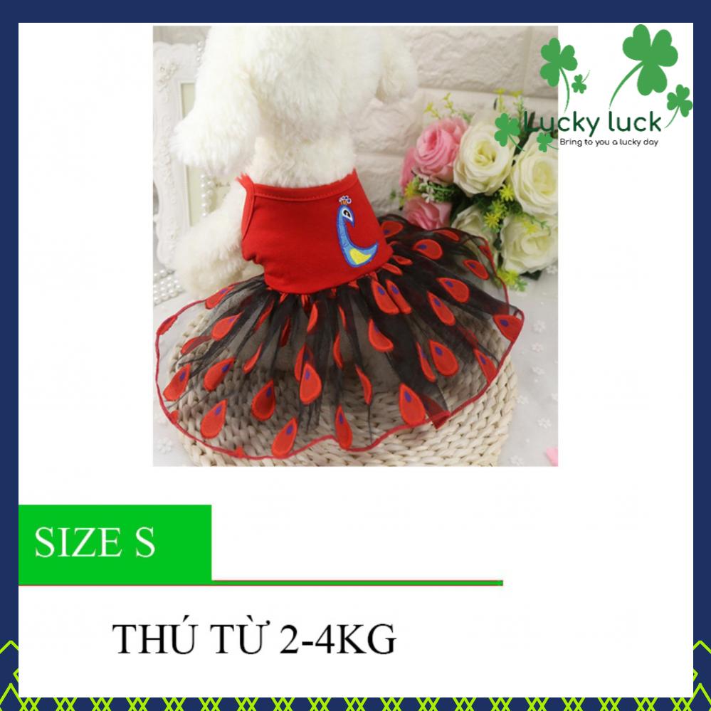 Váy cho chó mèo - váy cho thú cưng - Quần áo chó mèo 019 Size S