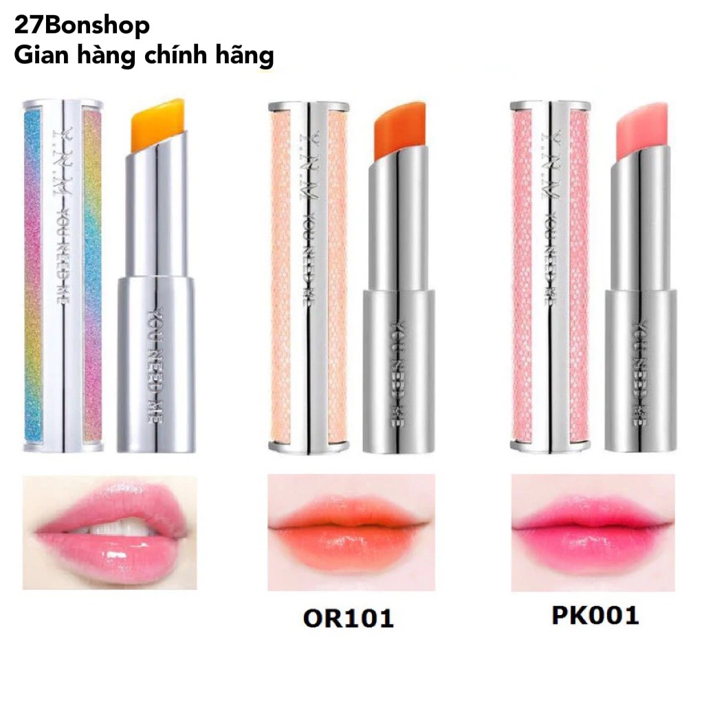 Son Dưỡng Môi Đổi Màu YNM Rainbow Honey Lip Balm