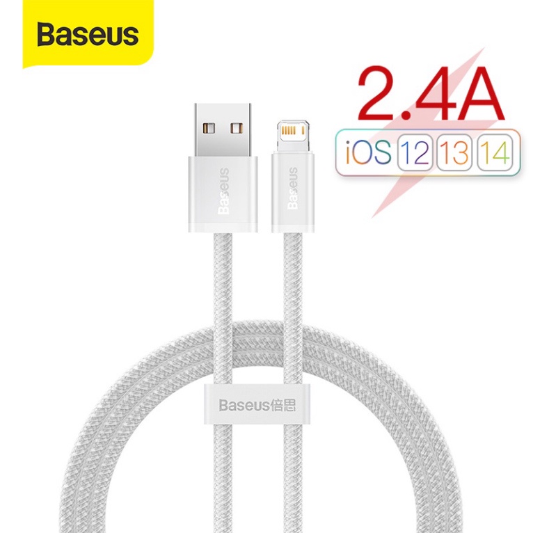 Dây cáp sạc nhanh BASEUS cổng USB cho iPhone 13 Pro 12 mini pro max 11 X XR