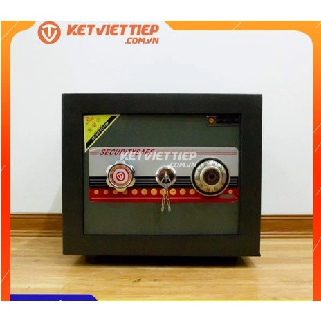 Két sắt mini việt tiệp kvt32n-blt, két sắt cỡ nhỏ để tủ gia đình nặng 30kg kích cỡ chuẩn phong thủy freeship