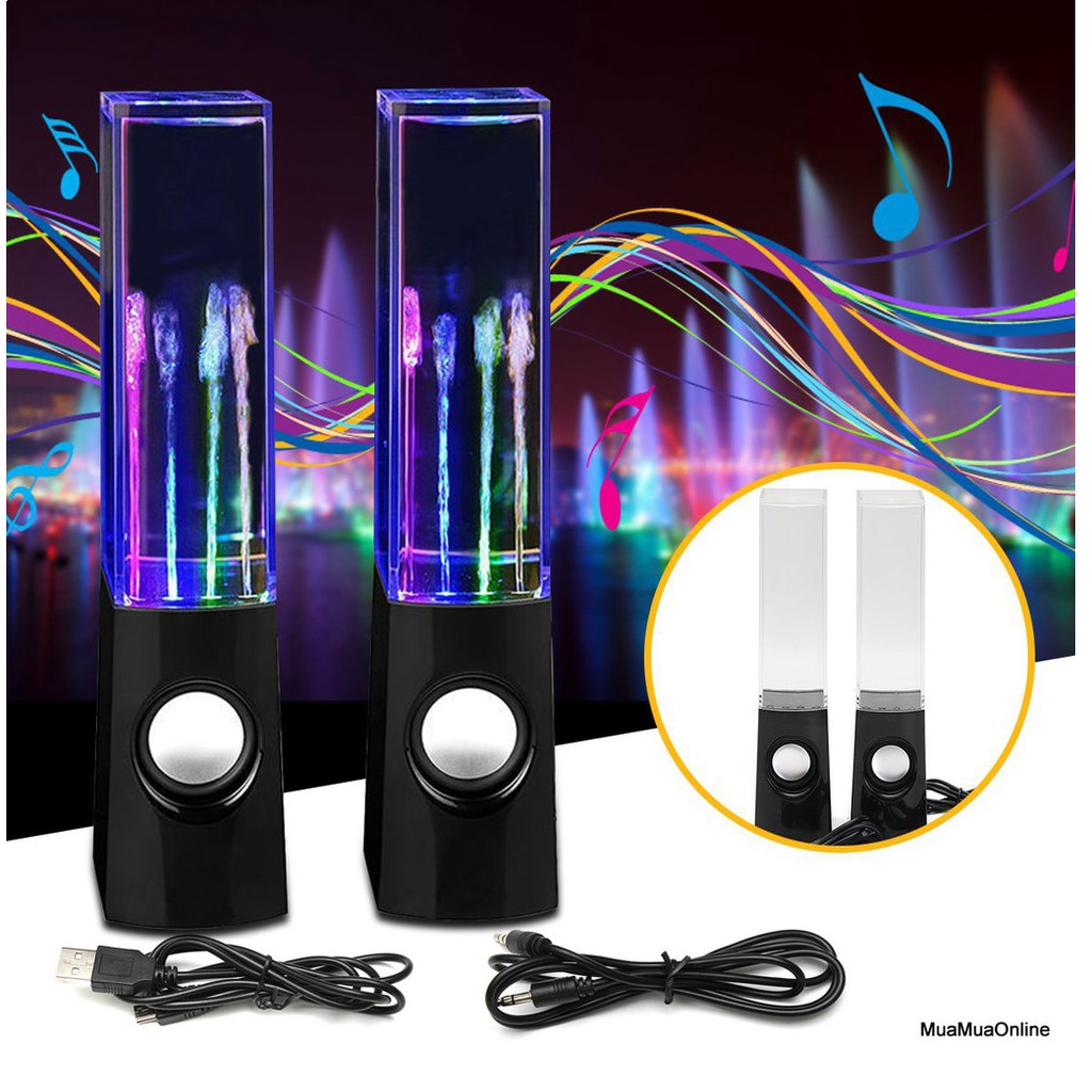 Loa nhạc nước di động 3D Water Speaker.Loa nhạc phun đẩy nước 3D di động nhảy theo điệu nhạc water dance speaker - loa máy tính - loa mini - loa máy tính mini - loa máy tính giá rẻ.