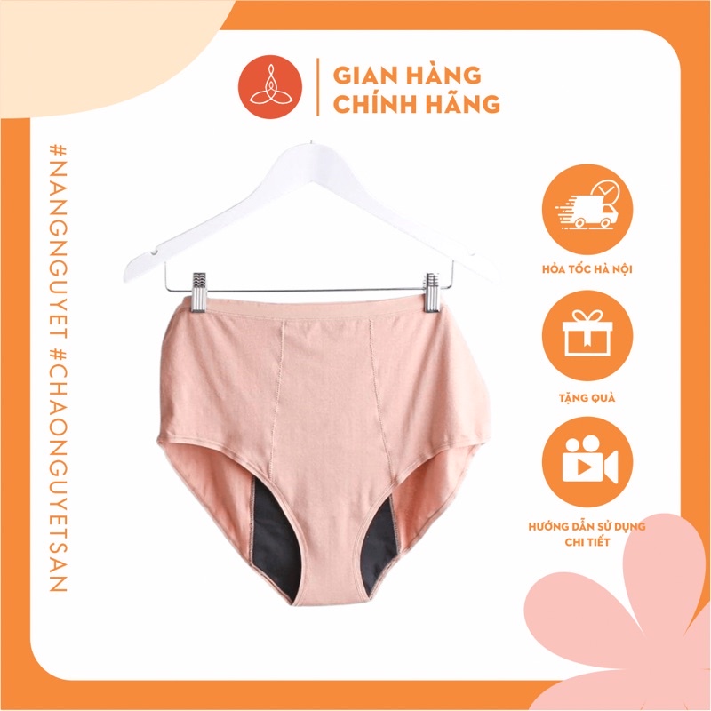 Quần nguyệt san tái sử dụng Love Luna Canada, đồ lót chuyên dụng chống tràn kinh nguyệt, dòng thường Period Brief đủ sz