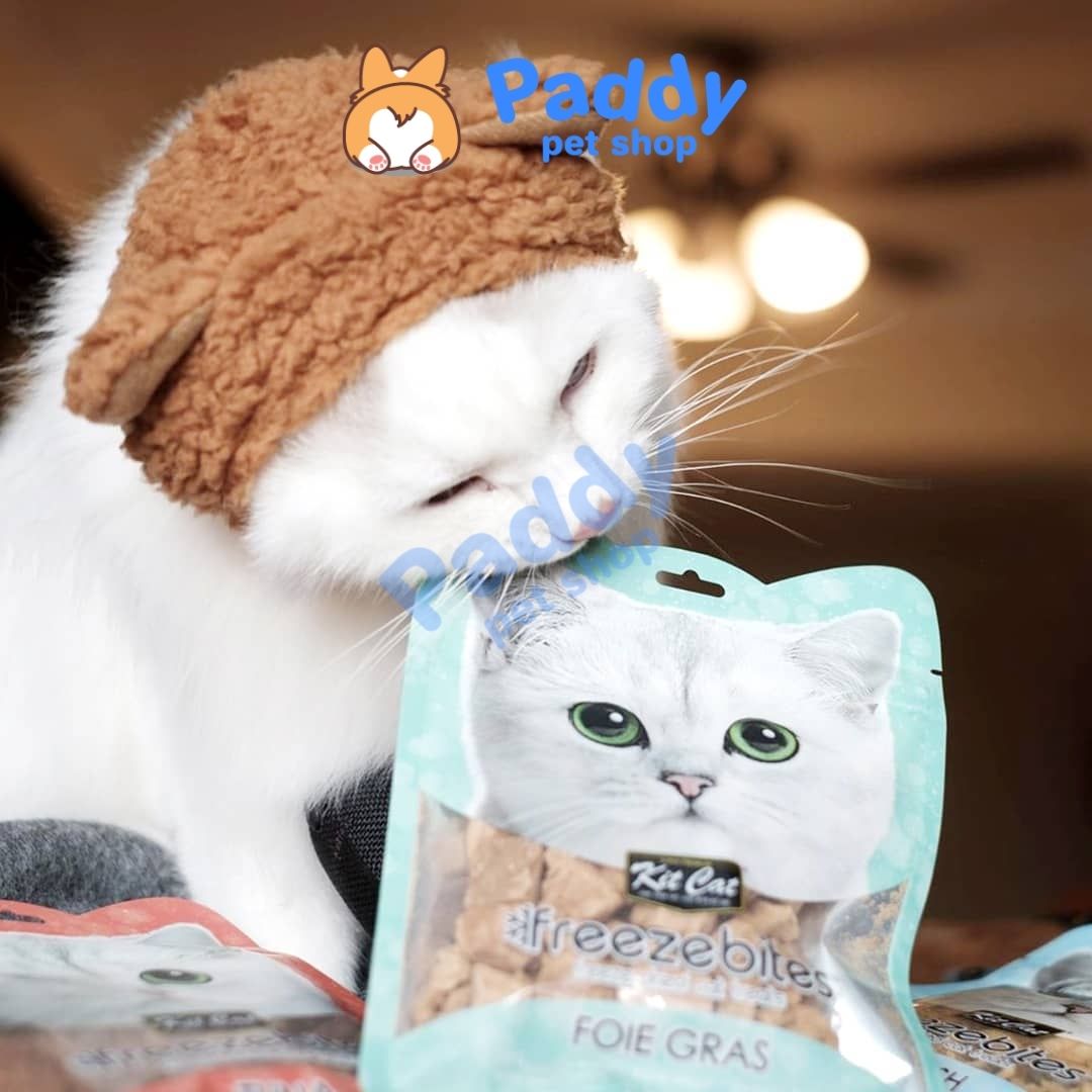 Cá & Gà Tươi Sấy Khô Kit Cat Freeze Bites Snack Cho Mèo 15g