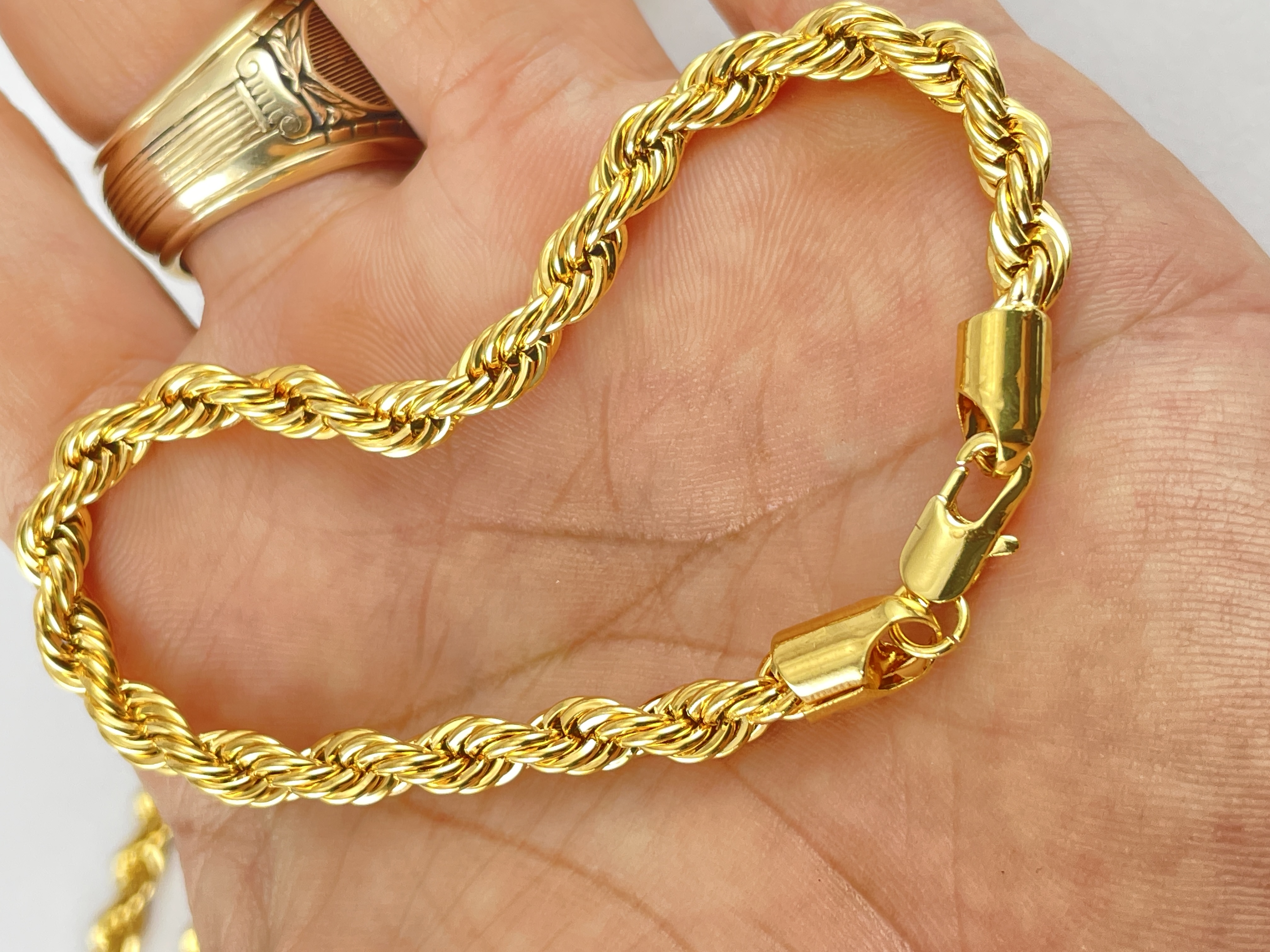 Lắc tay nam nữ mạ vàng 24k cao cấp - lt160l7