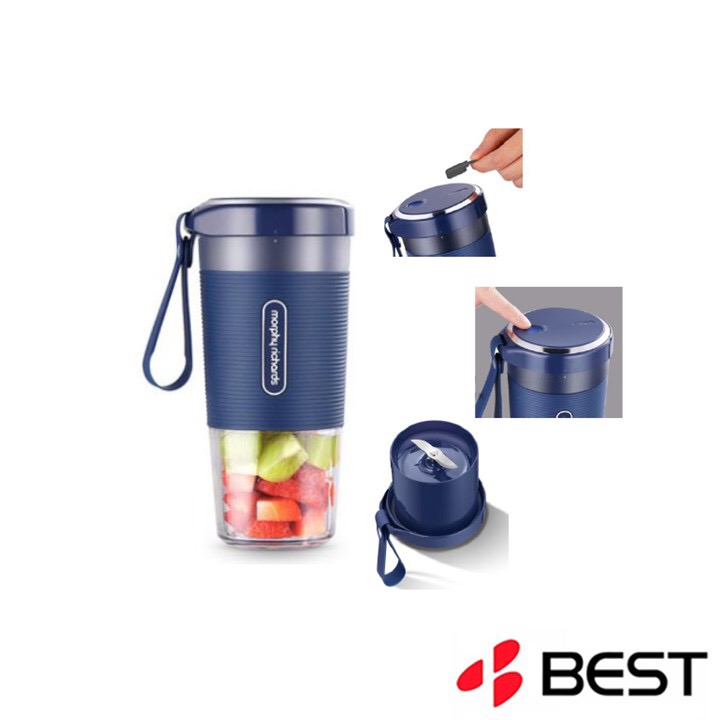 [ HÀNG CHÍNH HÃNG] Máy Xay Sinh Tố cầm tay mini, máy Xay Cháo mini cầm tay,may xay sinh tố sạc điên Morphy Richards MR9600