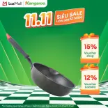 Chảo nhôm sâu lòng chống dính đáy từ 24cm Kangaroo KG662S - Hàng chính hãng