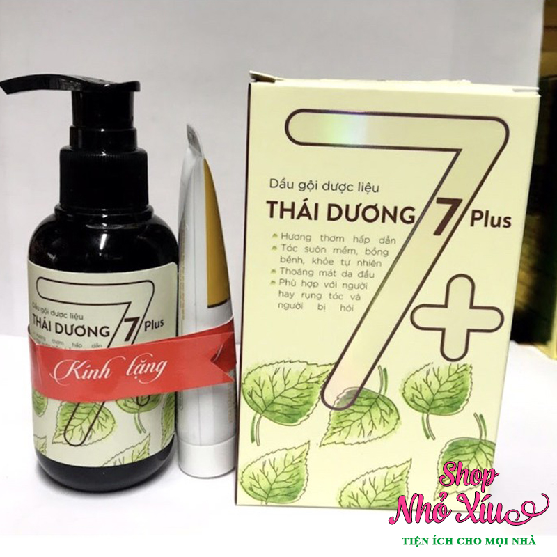 Dầu Gội 7 Plus Thái Dương ( 100ml ) giảm gàu, tránh rụng tóc tặng kem đánh răng nhiệt miệng Thái Dương