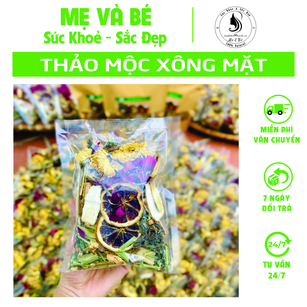 Thảo dược xông mặt , Xông mặt , Xông mặt thảo dược, Chăm sóc da mặt , Gói xông mặt thảo mộc, Thảo mộc xông mặt, Túi xông mặt