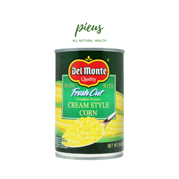 Ngô kem đóng hộp | cream style corn del monte 425g - bắp đóng hộp thương hiệu: mỹ | sản xuất: thái lan