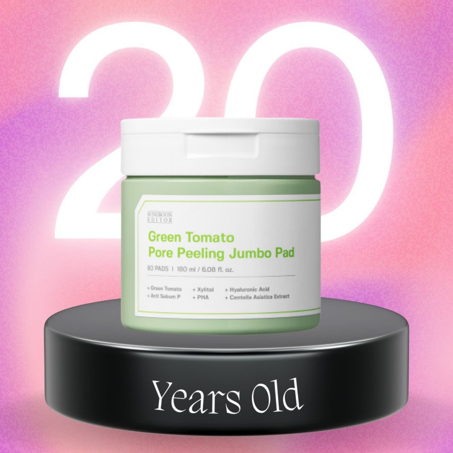 Toner pad tẩy da chết cà chua xanh sungboon green tomato pore peeling jumbo pad 60 miếng