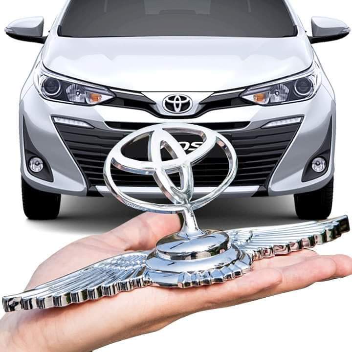LOGO Đứng Cánh chim thiên thần gắn mui xe Hãng Toyota