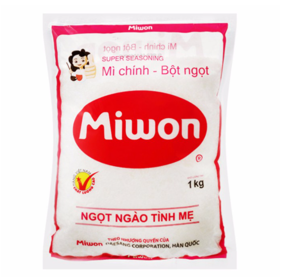 Mì Chính - Bột Ngột Miwon Gói 1kg Thương Hiệu Bột Ngọt Hàn Quốc