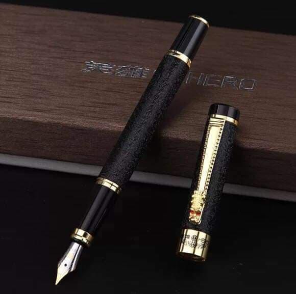 Bút Máy Đầu Long HERO Cao Cấp - Bút máy học sinh,bút kí tên,bút luyện chữ đẹp,chữ Hán,chữ thư pháp