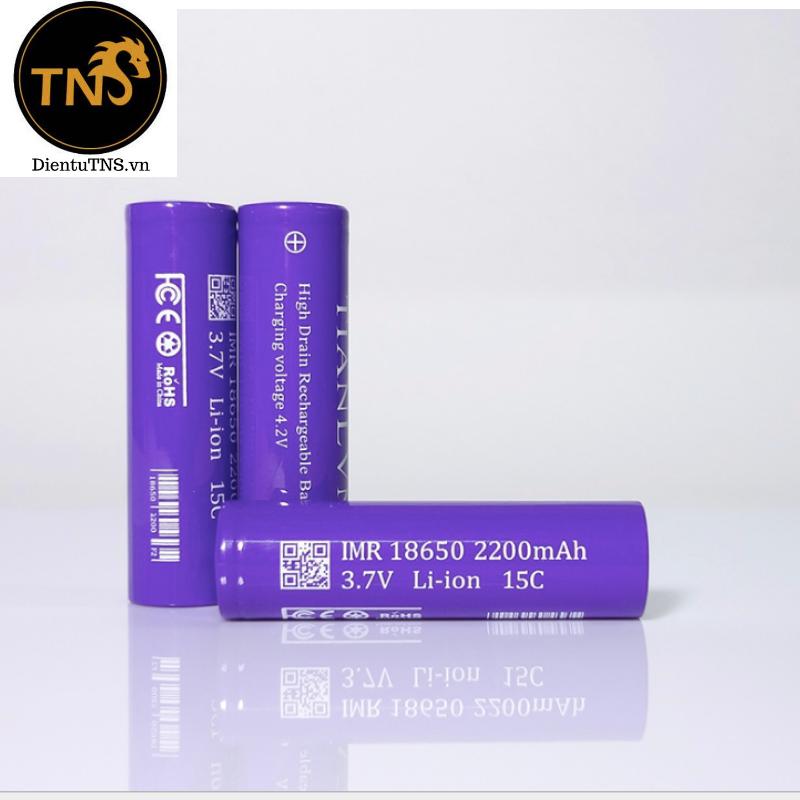 Tns .cell pin 18650 imr 2200mah xả cao 15c 30a