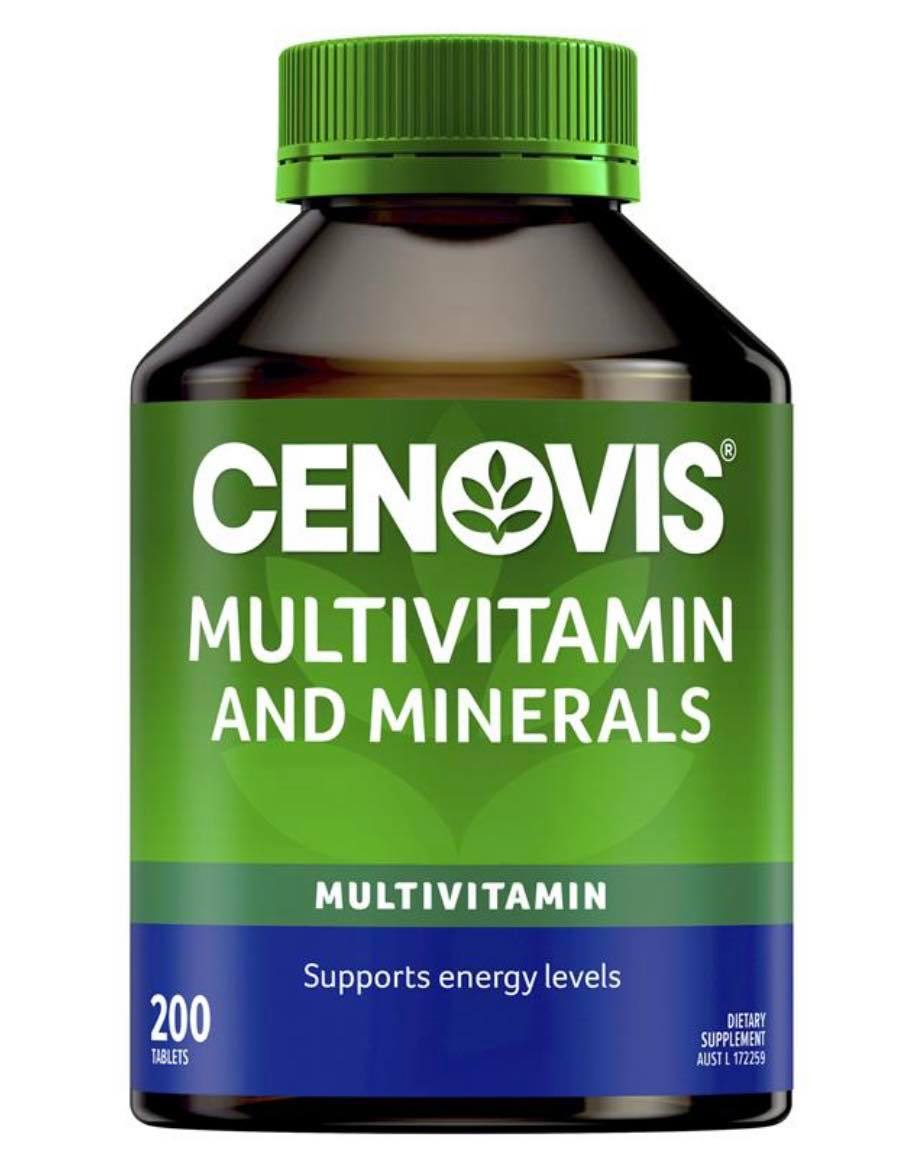 Viên Uống Bổ Sung Vitamin tổng hợp và khoáng chất-Cenovis Multivitamin and Minerals 200 Tablets