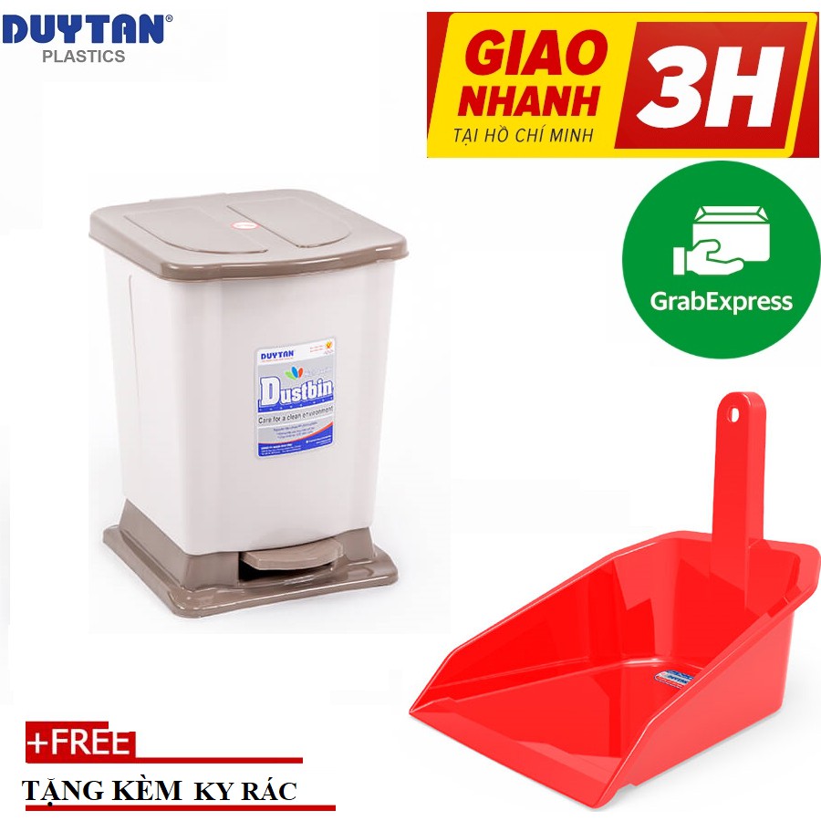 Thùng rác trung duy tân cao cấp- tặng kèm ky rác