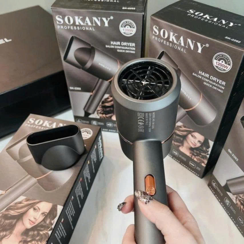 Sokany 2202 Hair Dryer - Quick Drying, Styling Dryer
