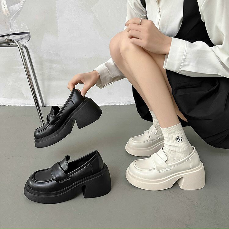 From to lùi size giầy ofxord độn đế7cm hani chất da mềm mai