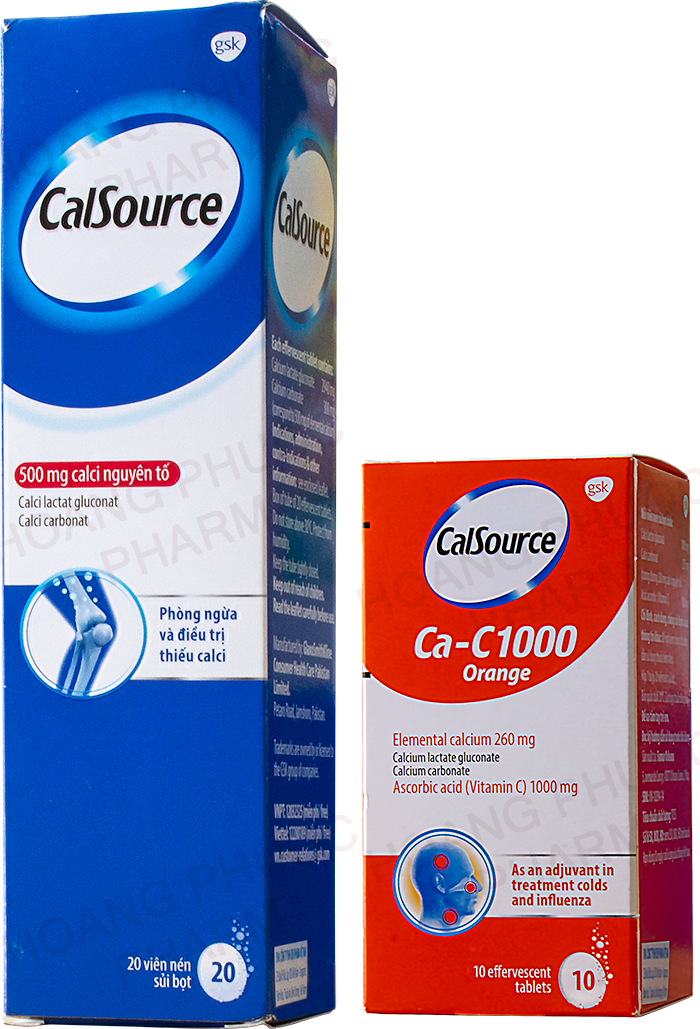 Dòng Calsource Hằng Ngày Dạng Viên Sủi Loại