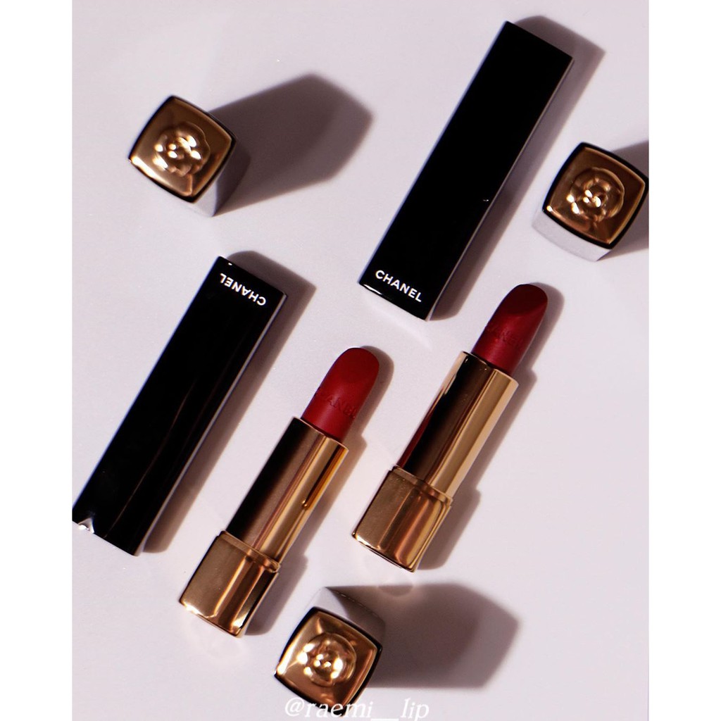 Son lì Chanel Rouge Allure Velvet Extrême Intense Matte Lip Colour  g  authentic 100% 