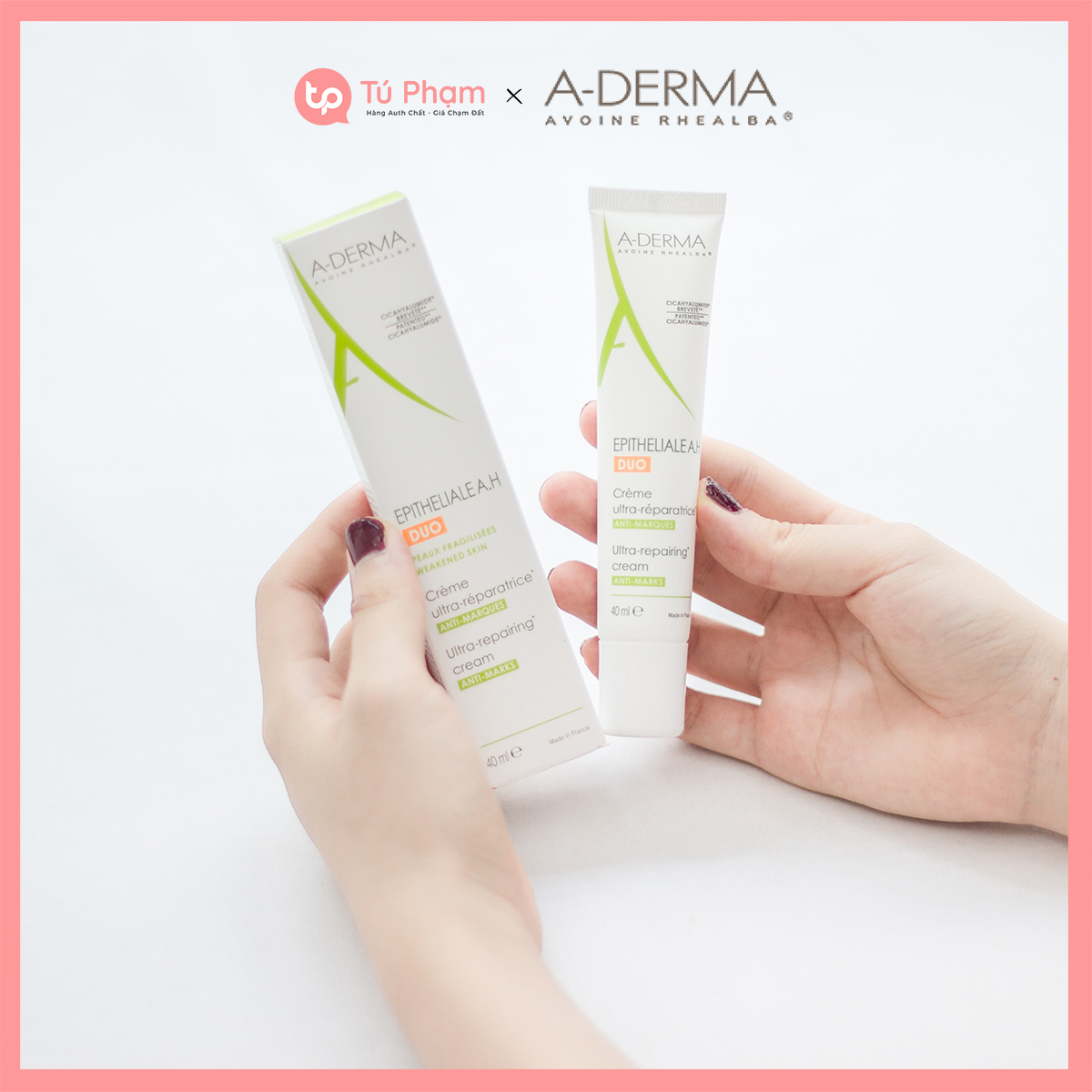 Kem Phục Hồi Da A-Derma Epitheliale A.H Duo Creme Utral - Reparatrice 40ml