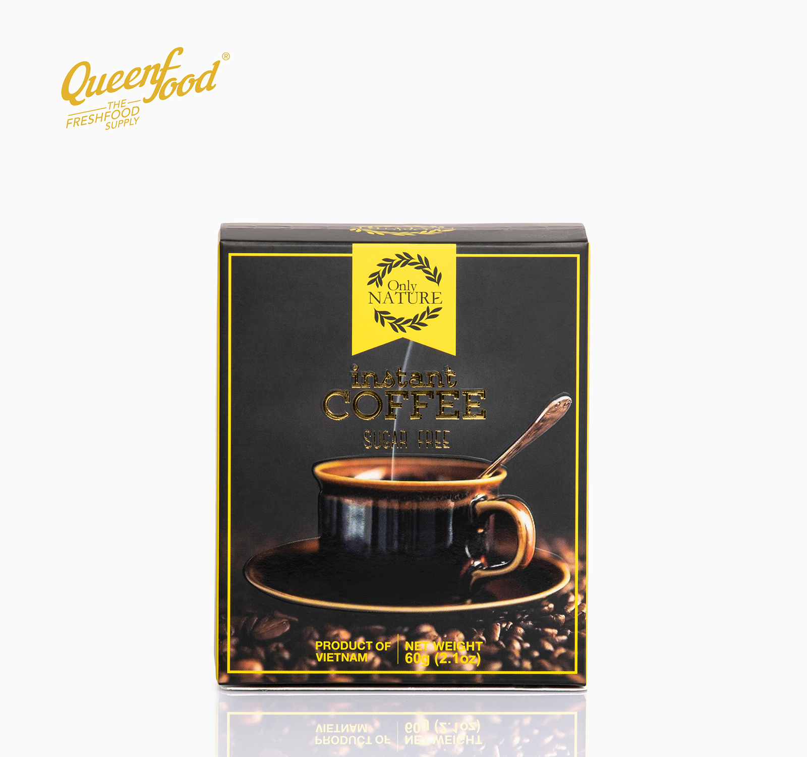 Cà phê đen hòa tan không đường only nature 60gr