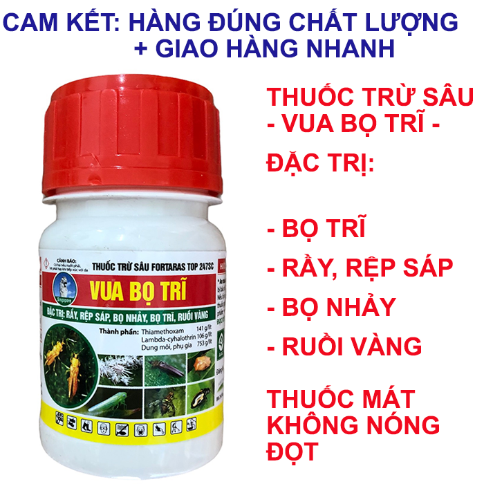 Diệt trừ bọ trĩ (Vua bọ trĩ 90ml), chế phẩm diệt bọ trĩ, rầy rệp, ruồi vàng, các loại côn trùng chích hút trên hoa cây cảnh, cây ăn trái và các loại rau màu