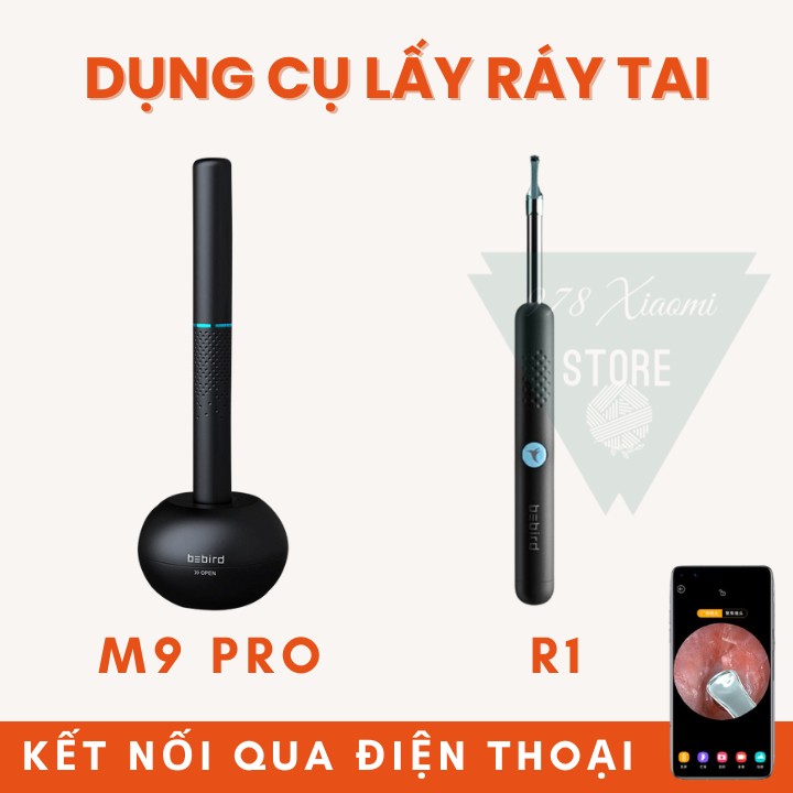 Dụng cụ lấy ráy tai thông minh Xiaomi Bebird M9 Pro - Bộ lấy ráy tai Xiaomi Bebird R1