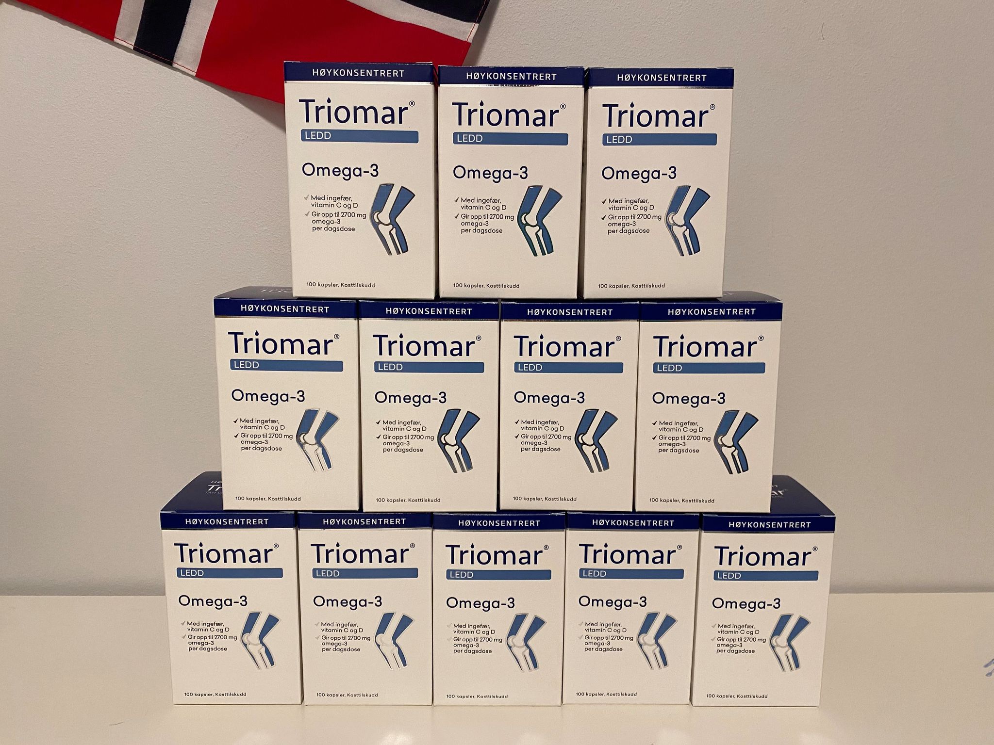 Dầu cá Triomar Ledd bổ khớp Nauy hộp 100viên