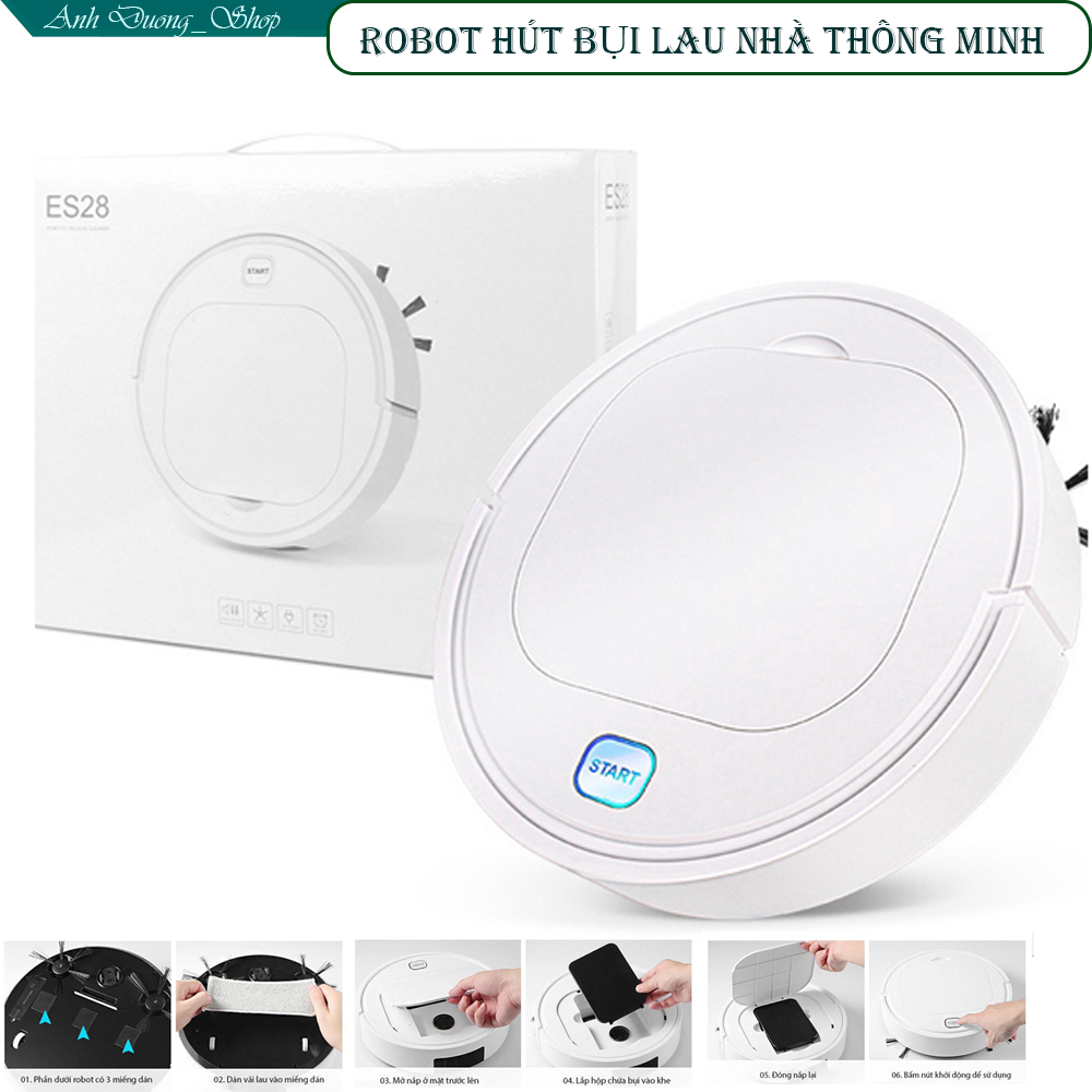 Máy Hút Bụi Thông Minh, Robot Hút Bụi Lau Nhà, Đường di chuyển làm sạch thông minh - Bước Tiến Đột Phá Của Nền Công Nghệ 4.0. .