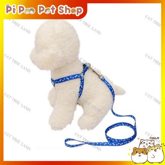 Dây dắt chó mèo đi dạo kèm yếm giá rẻ