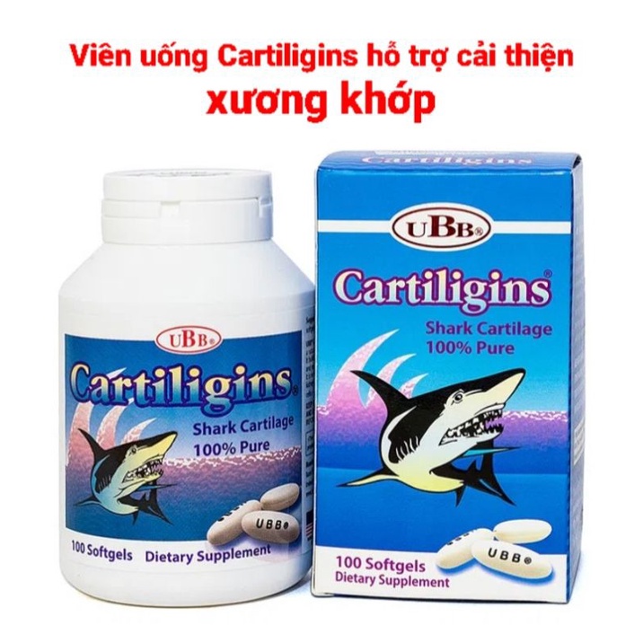 Sụn Cá Mập Cartiligine Ubb. Hộp 100 Viên