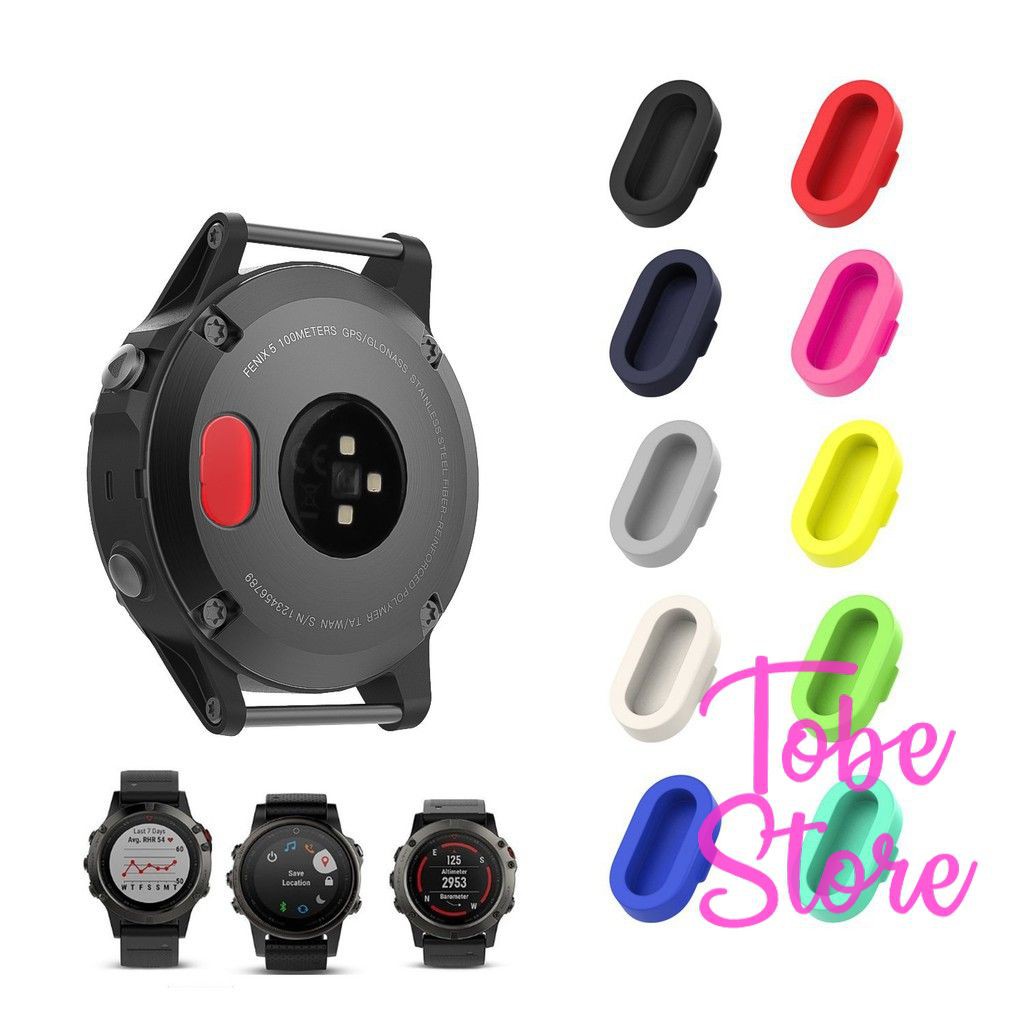 Nút Cao Su Bịt Cổng Sạc Cho Đồng Hồ Garmin Fenix 5/5S/5X/Instinct/Forerunner 935/45/45S/245/945