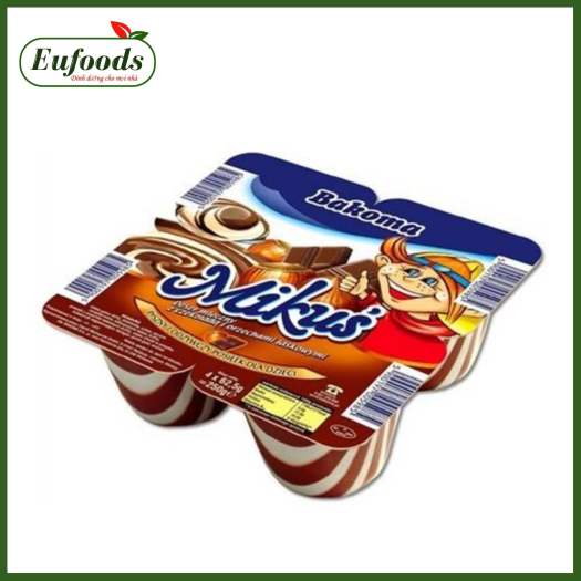 Lốc 4 hộp váng sữa mikus vị socola xuất xứ ba lan loại 60g date 2024