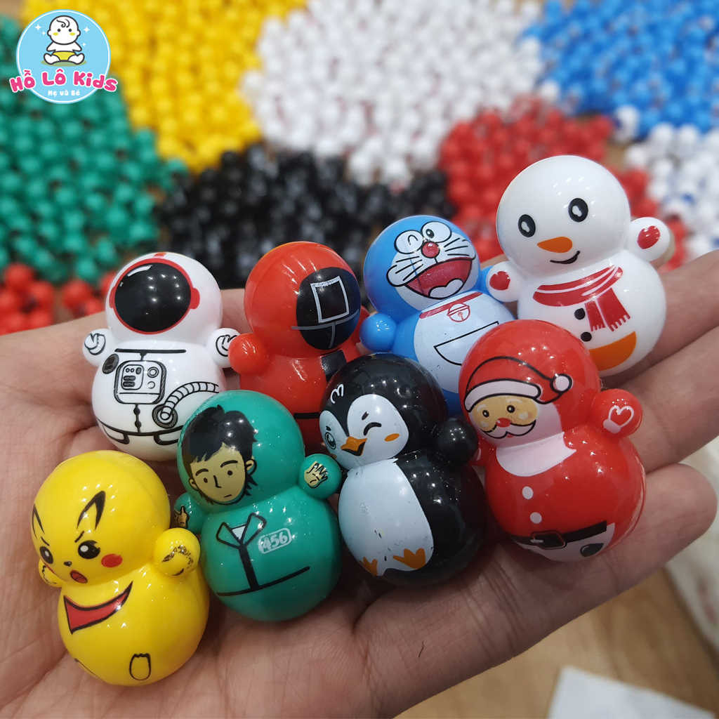 Lật đật mini cho bé nhiều mẫu đáng yêu đồ chơi dễ thương Hồ Lô Kids