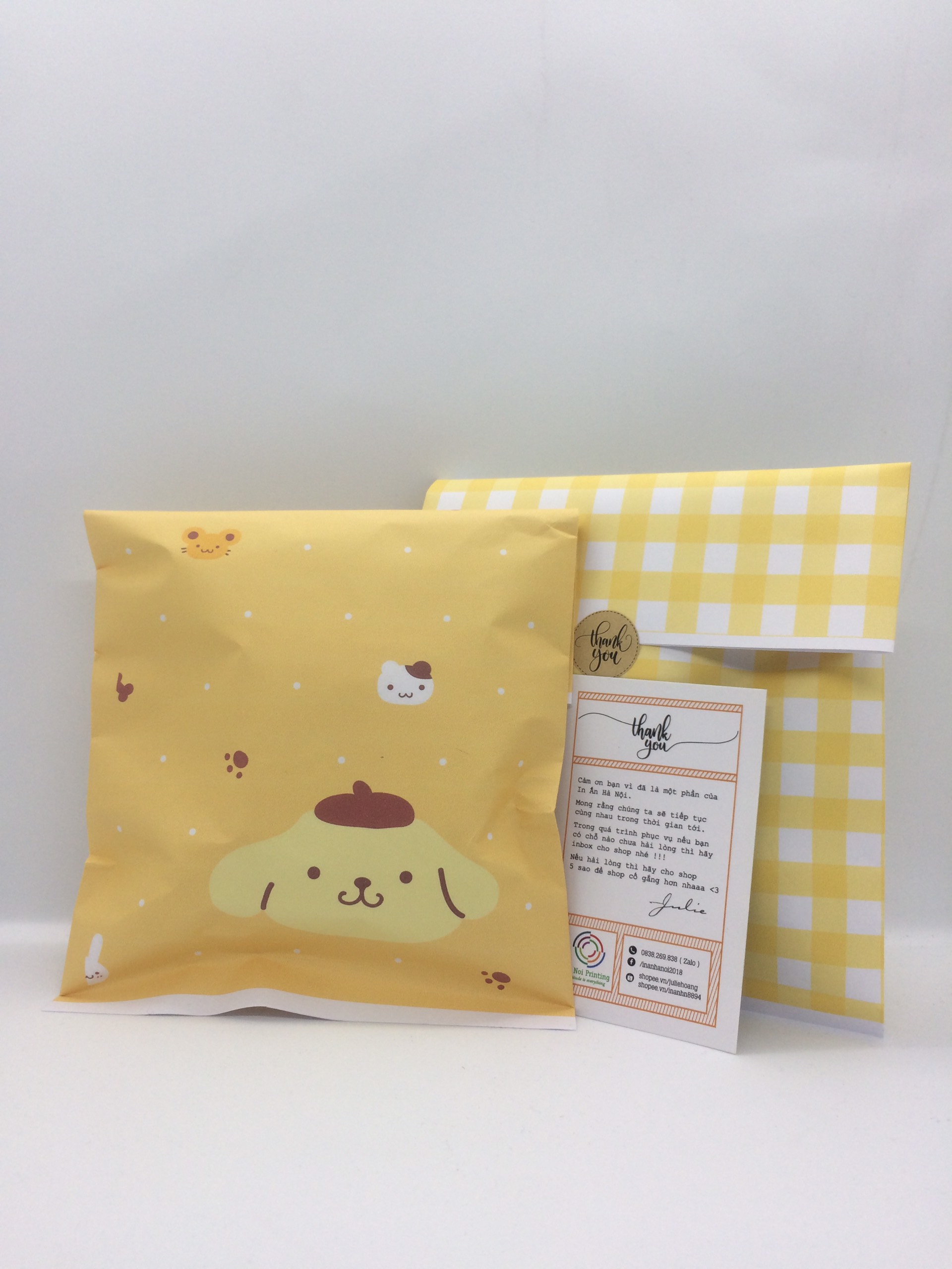 Set 10 Túi Giấy Đựng Quà Đáng Yêu - Túi Giấy Đựng Bánh/Case Thân Thiện Môi Trường
