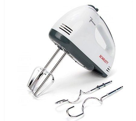 Máy Đánh Trứng Cầm Tay Mini Đa Năng, Máy Đánh Trứng Scarlett 180W 7 Cấp Độ .   Máy đánh kem trộn bột giá rẻ .
