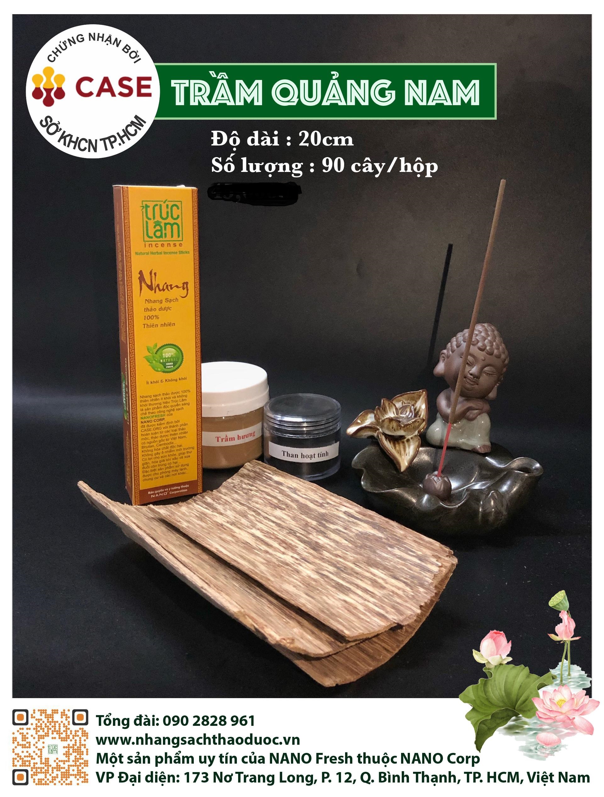 [HCM]NHANG SẠCH THẢO DƯỢC TRÚC LÂM 20 CM TRẦM HƯƠNG
