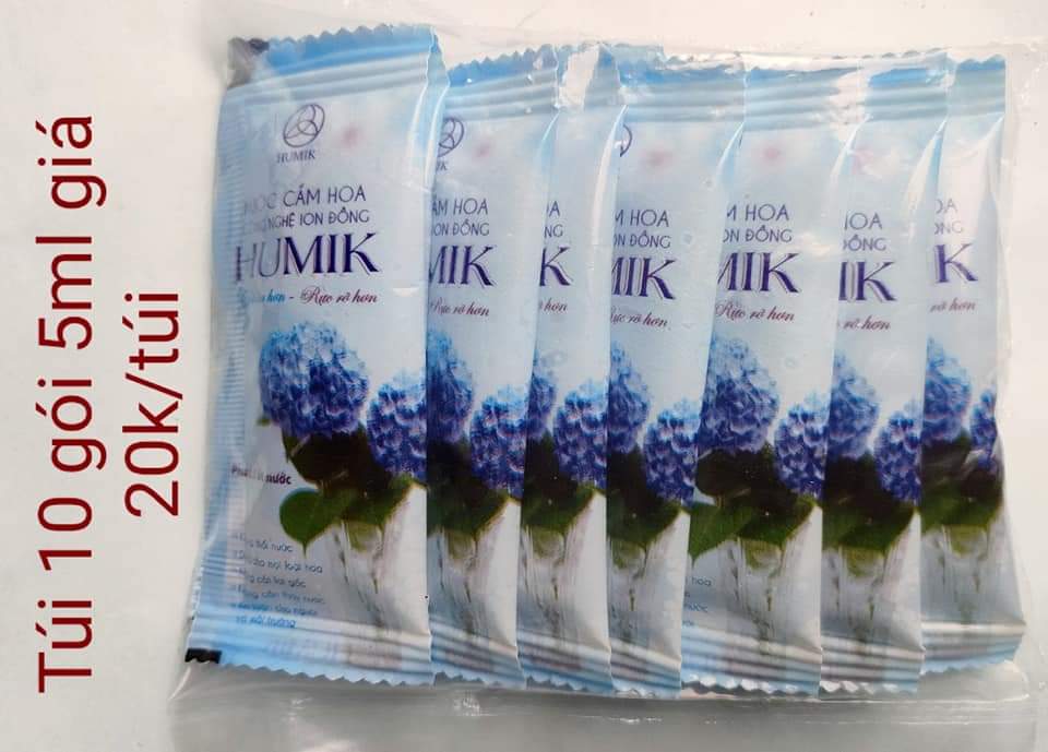 [HCM]NƯỚC CẮM HOA HUMIK TÚI 10 GOI 5ML