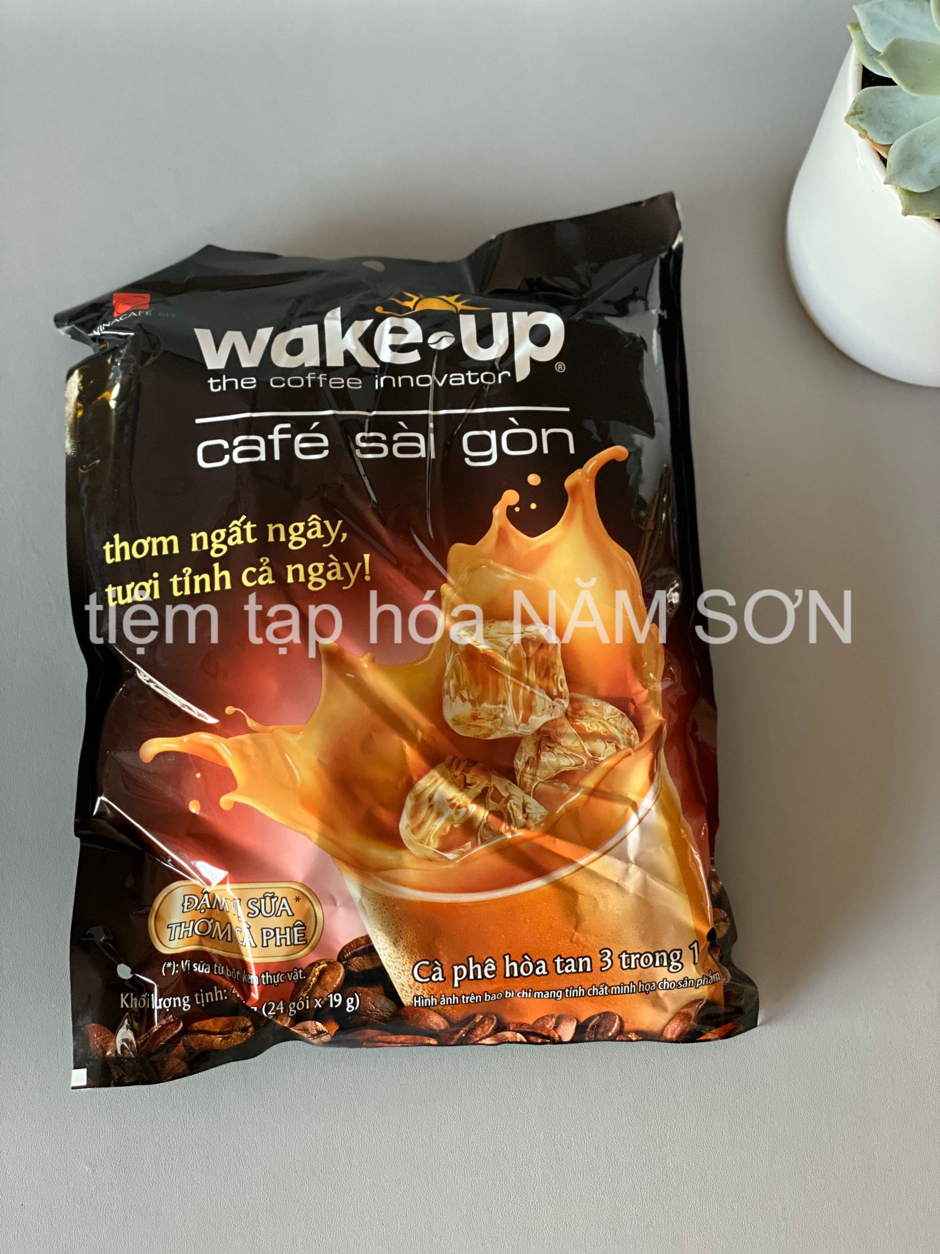 Cà phê sữa wake up café sài gòn 456g