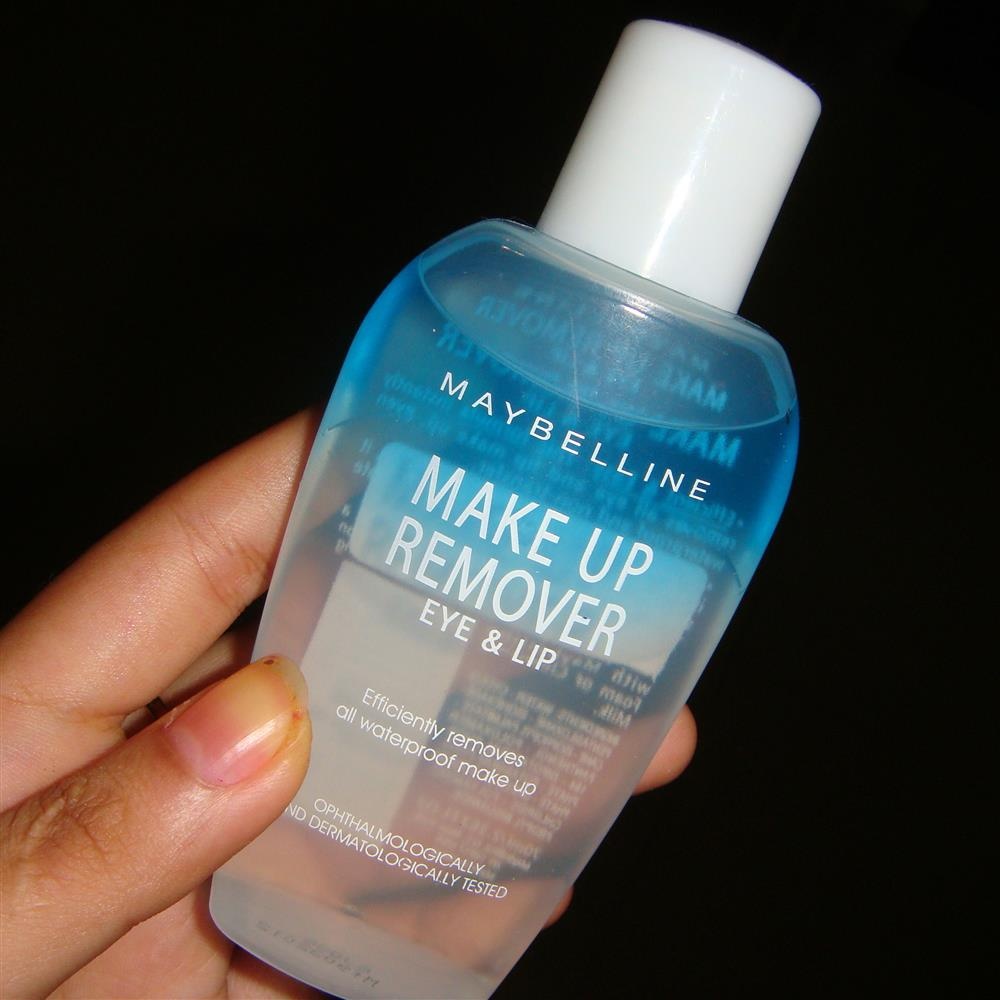 Nước tẩy trang mắt môi maybelline lip & eye make up remover 150ml