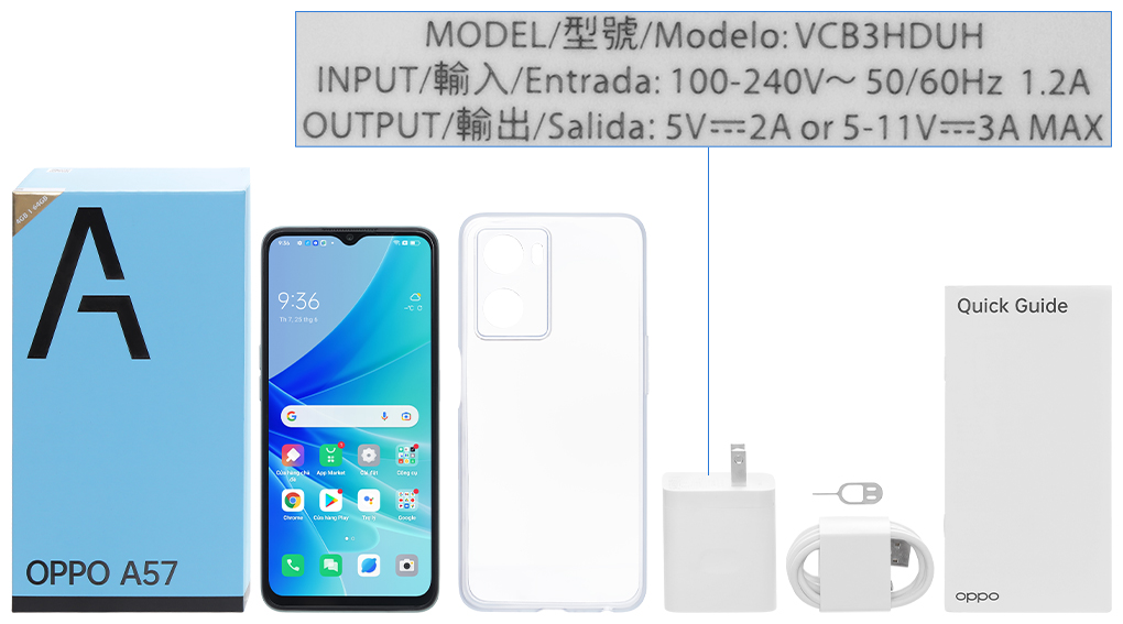 điện thoại 0PP0 A57 (128GB) | Cấu hình Cao Chiến mọi Game mượt - Hàng chính hãng Bảo hành 12 tháng có NFC