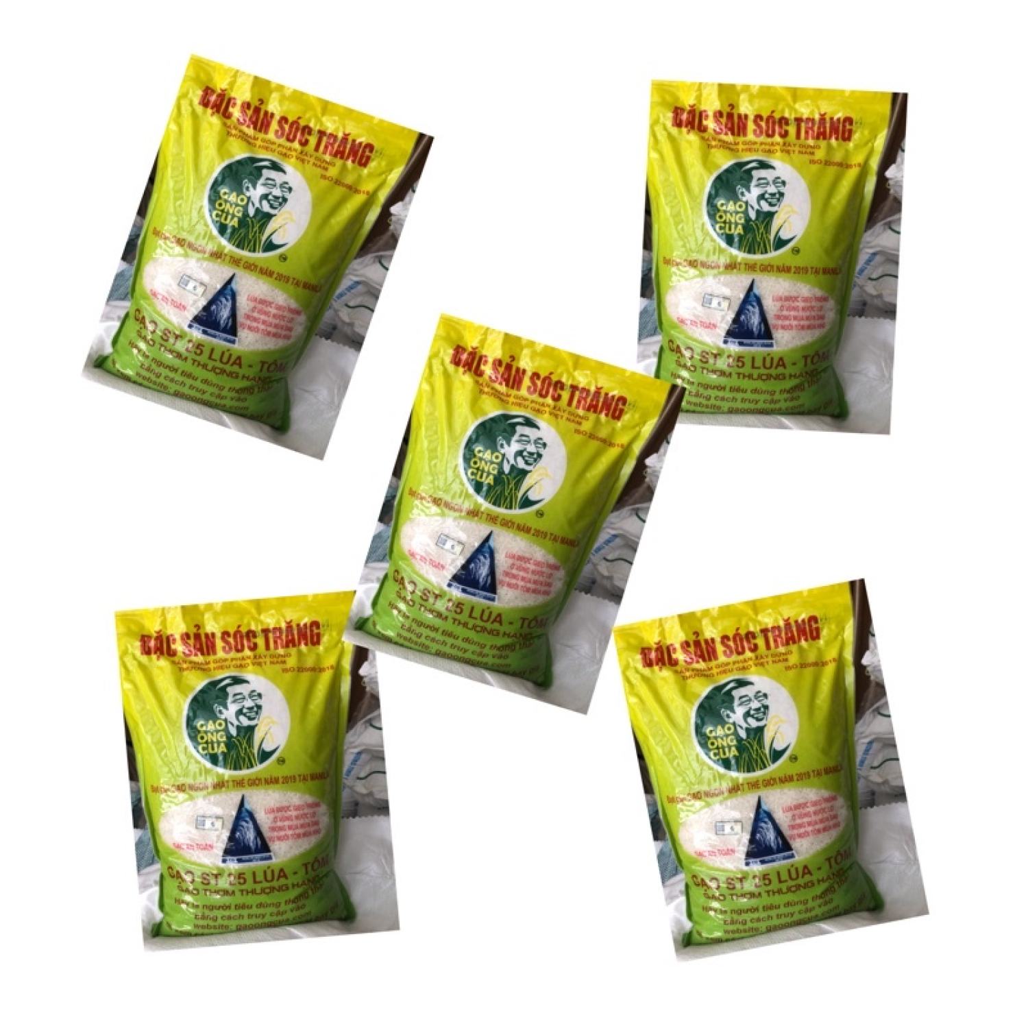 Gạo st25 lúa tôm chính hãng ông cua