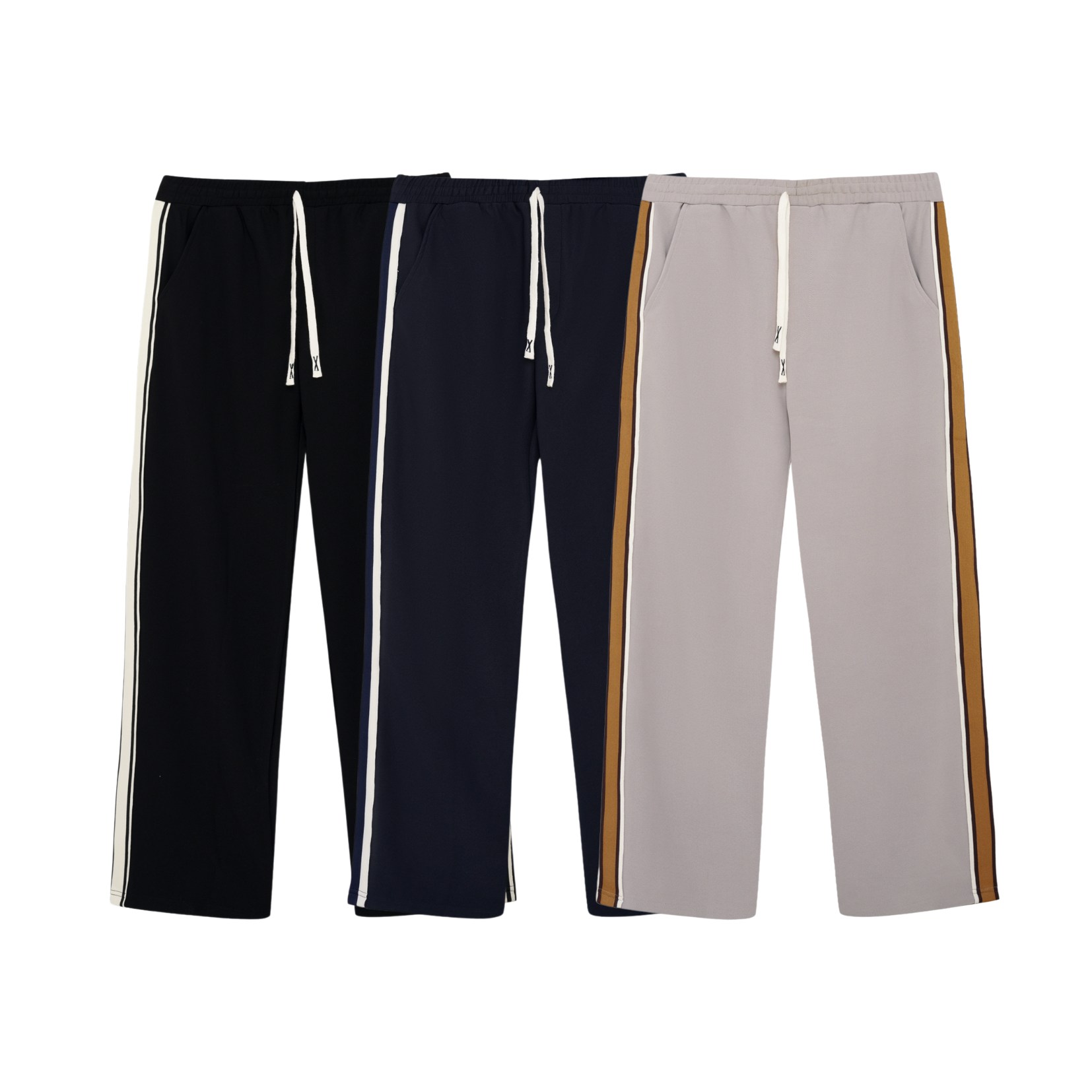 Quần nam stripe pants thể thao suông dài whistl3